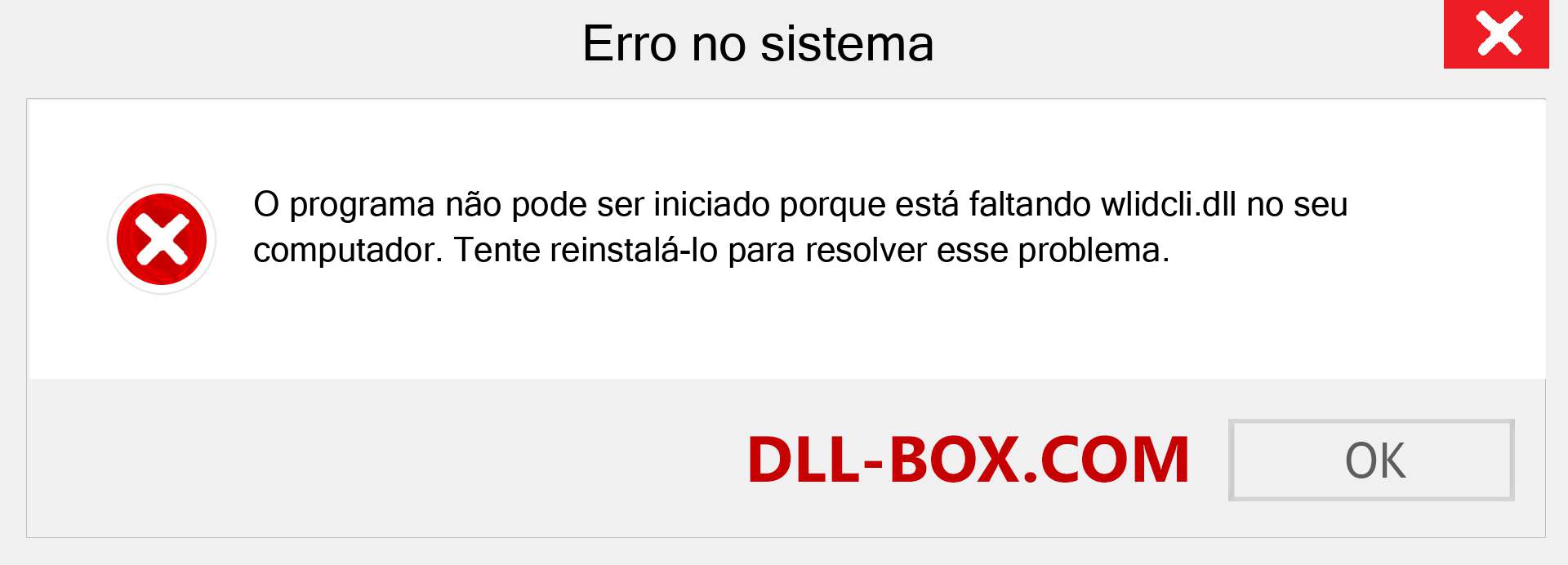 Arquivo wlidcli.dll ausente ?. Download para Windows 7, 8, 10 - Correção de erro ausente wlidcli dll no Windows, fotos, imagens